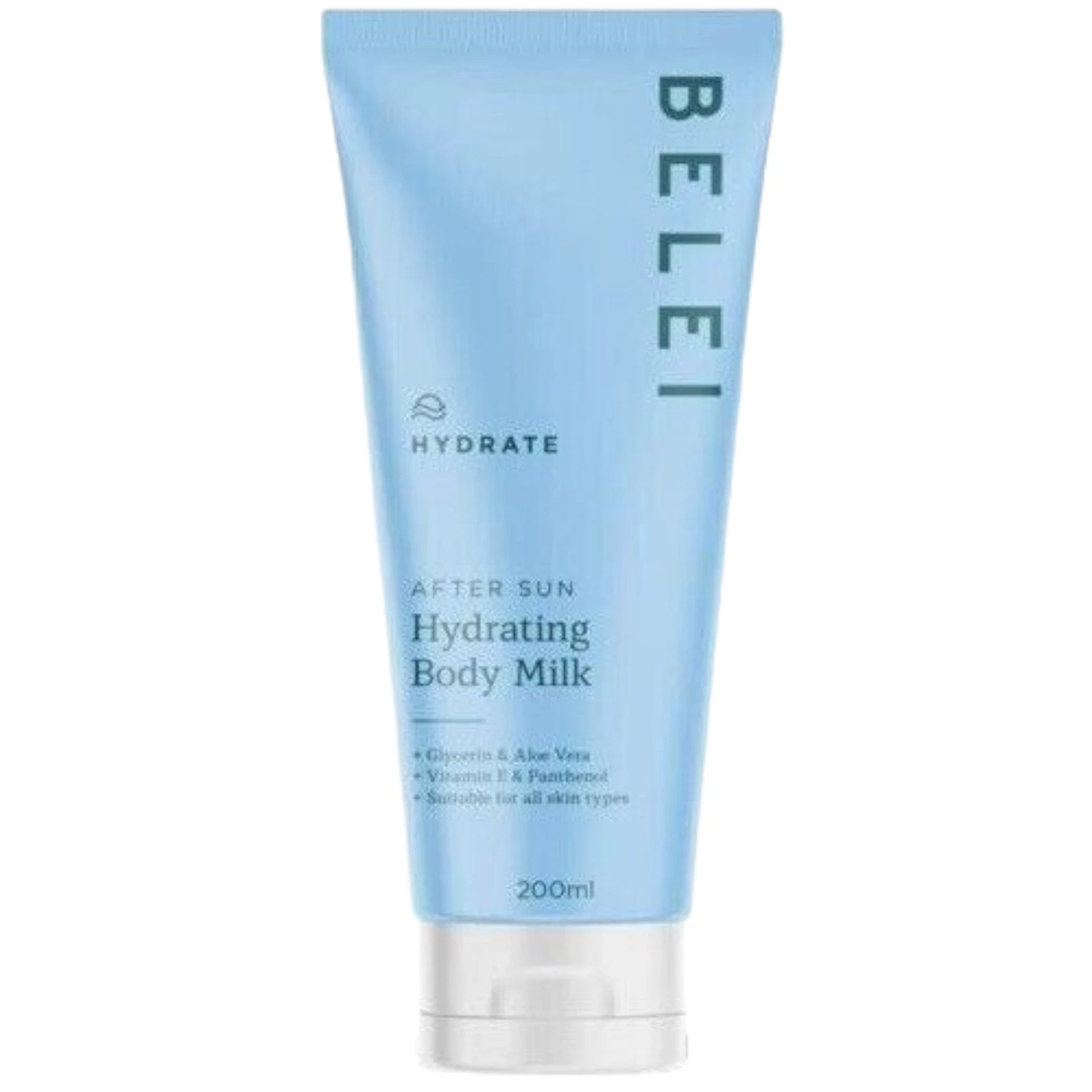 Belei After Sun Body Milk 200ml Hydrate Aloe Vera Panthenol Skin Hydrating Dry