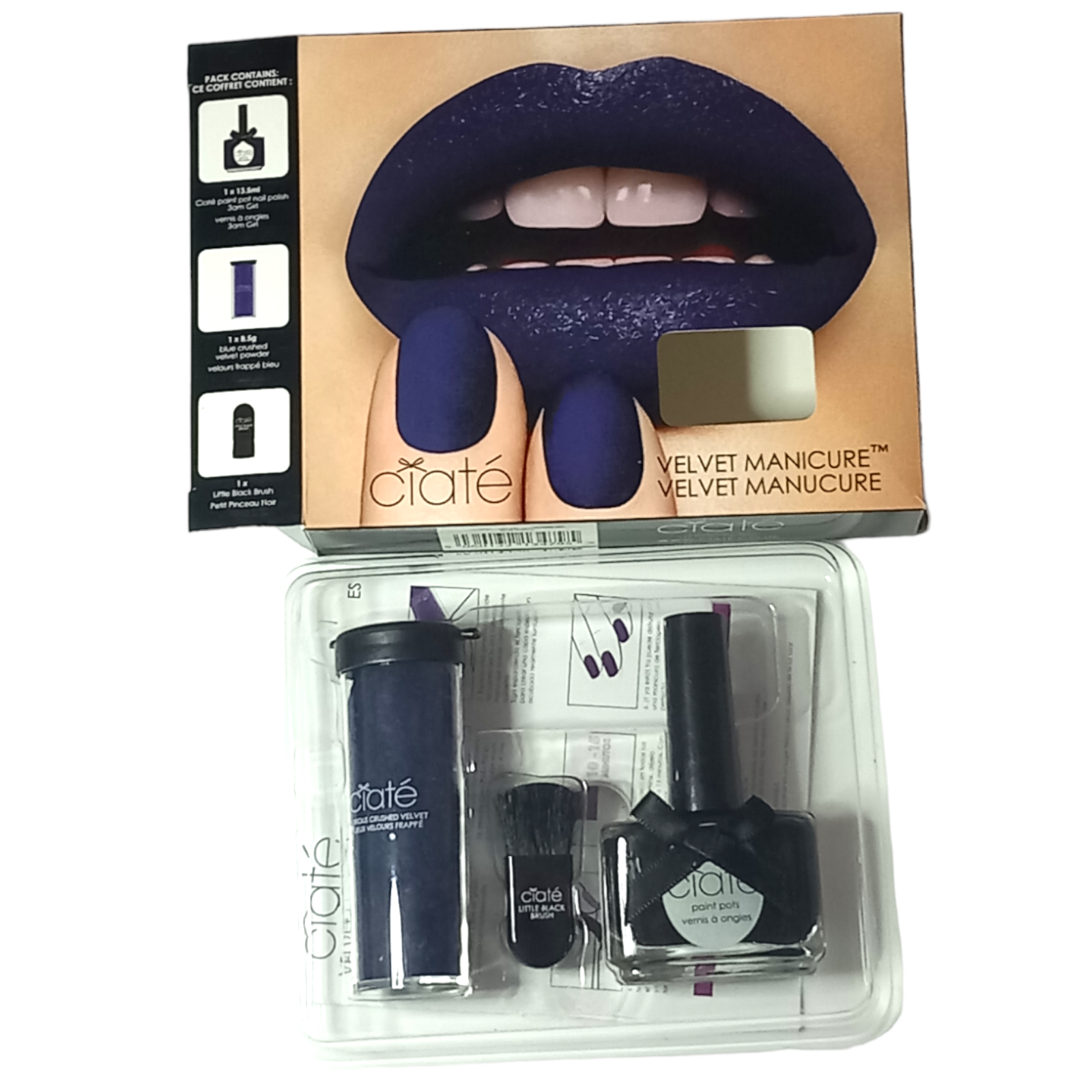 Ciate Velvet Manicure Set - Blue Suede
