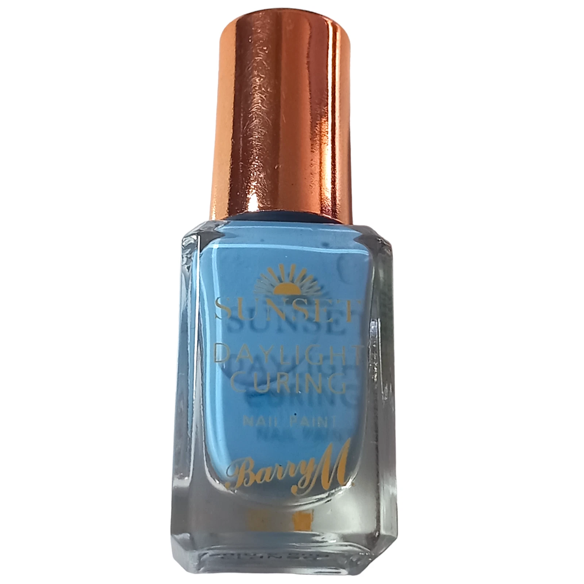 Barry M Nail Polish 10ml Bug A Blue Colour Sunset Daylight Curing Paint Nails