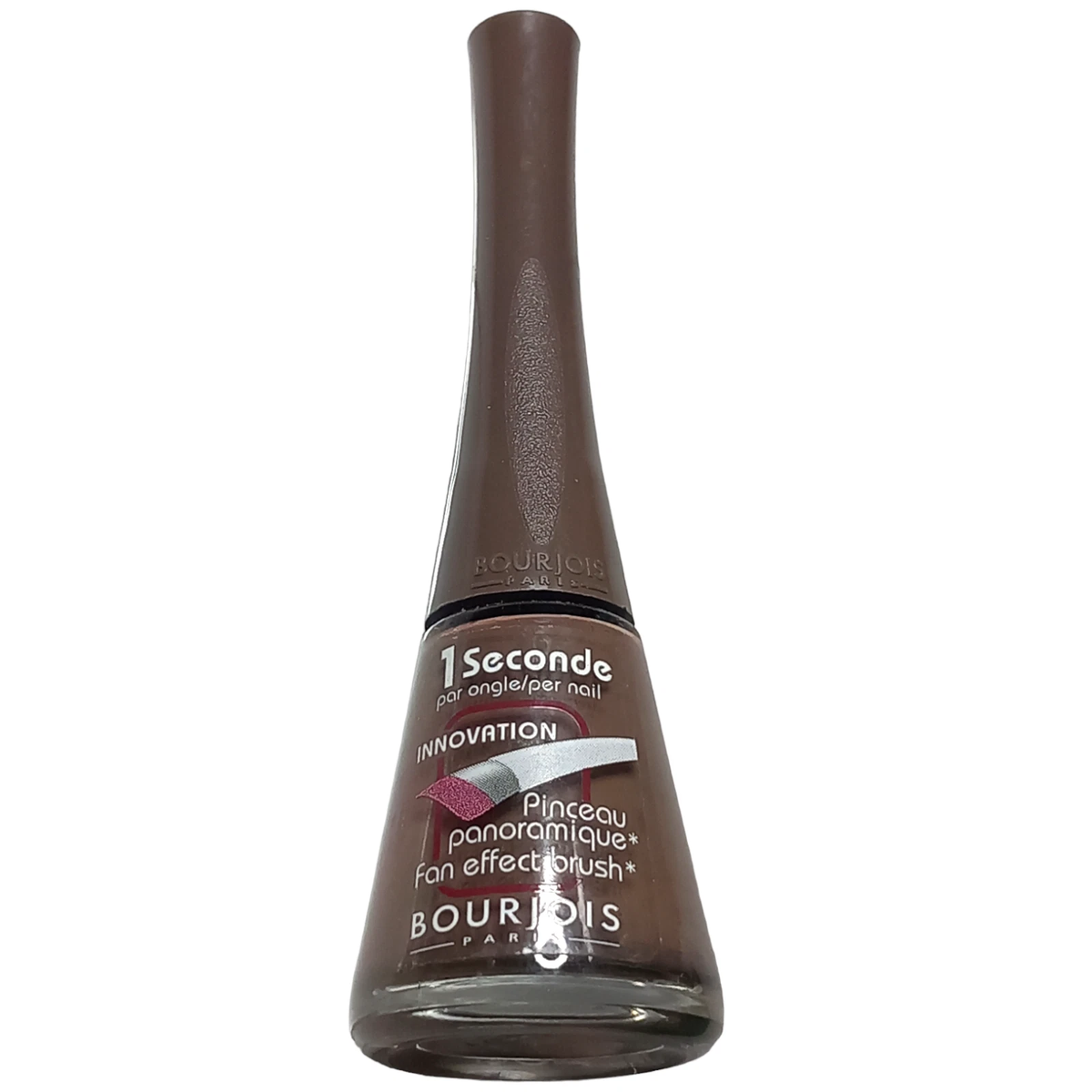 Bourjois Nail Polish Varnish 9ml 30 Brown Colour Texture 1 Seconde Gel Mani