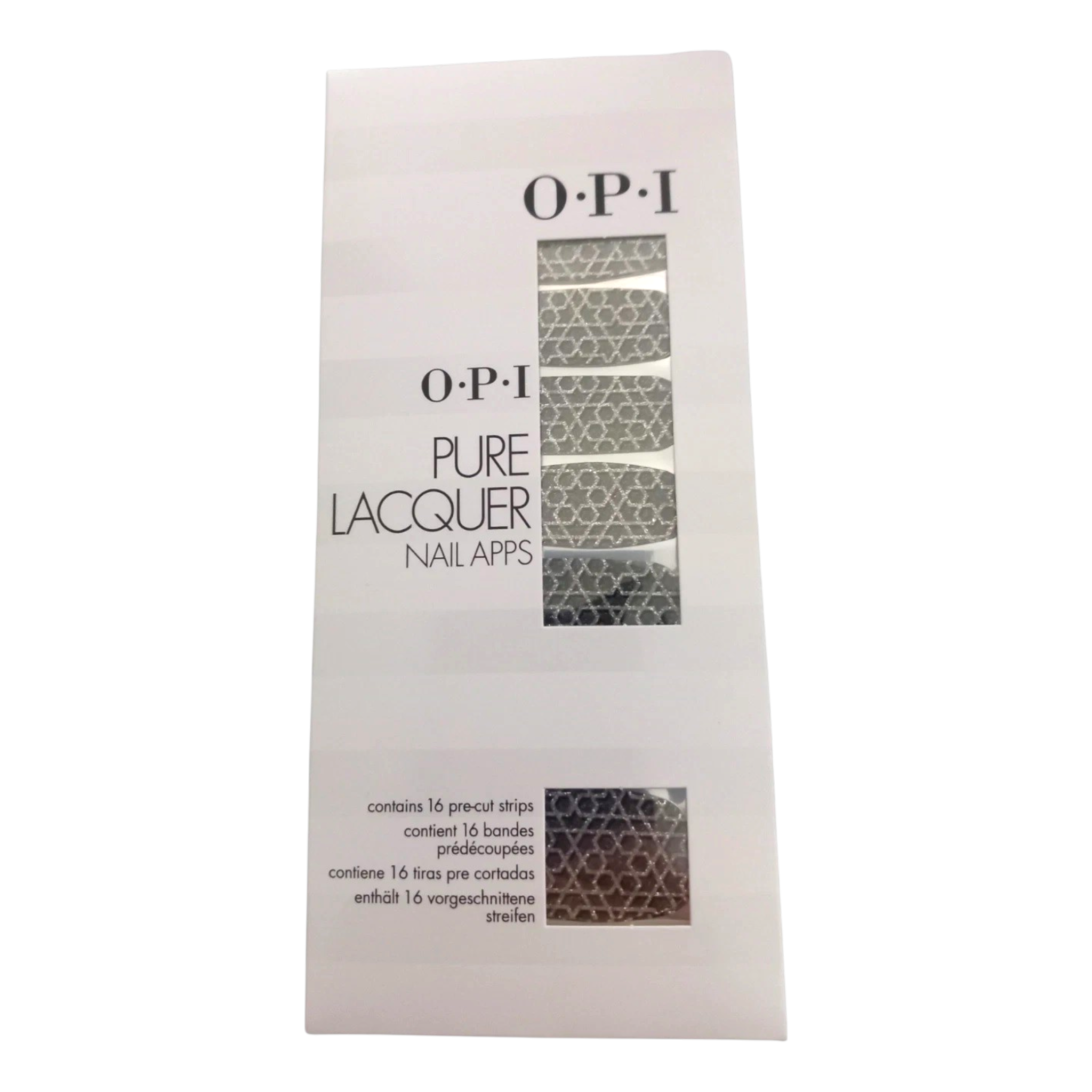 OPI Pure Lacquer Nail Apps - Geometric Sparkle AP102 - Nail Wraps