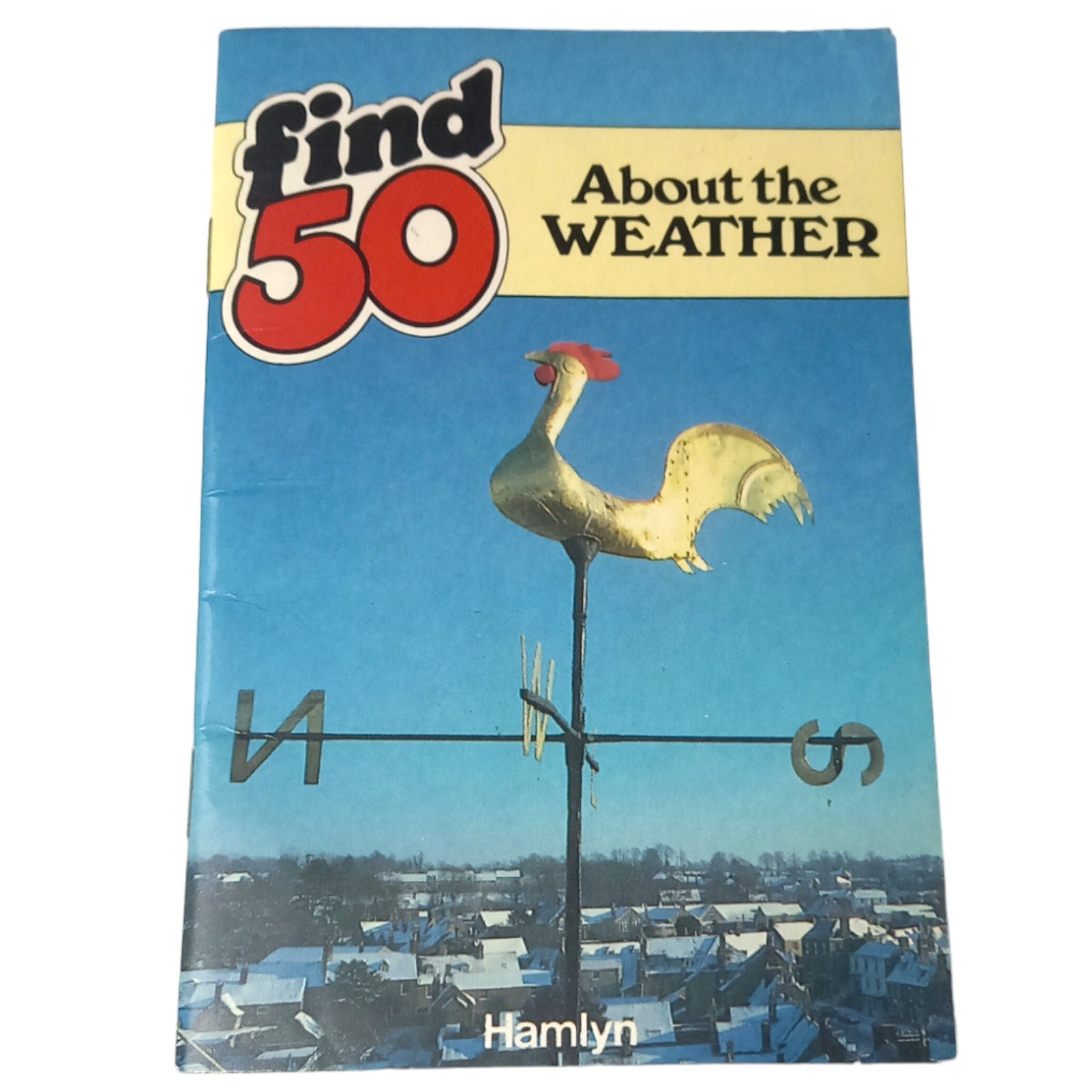 Hamlyn Find 50 About The Weather 1984 Paperback Pocket Book Kids Activity Used Good Condition