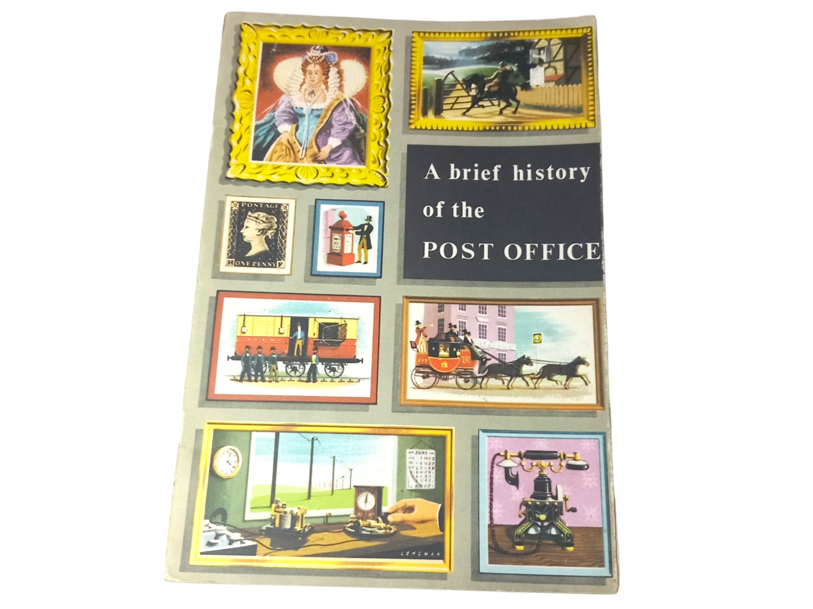 A Brief History of the Post Office 1960s Pamphlet Edgar Longman Design GPO Vintage Collectible Memor