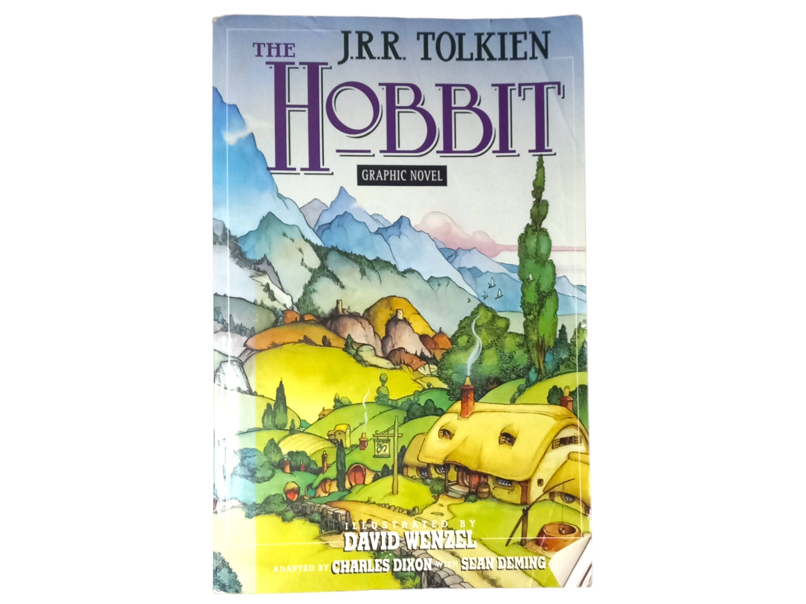 JRR Tolkien The Hobbit Graphic Novel Used Acceptable Condition Illustrated David Wenzel Comic Hand L