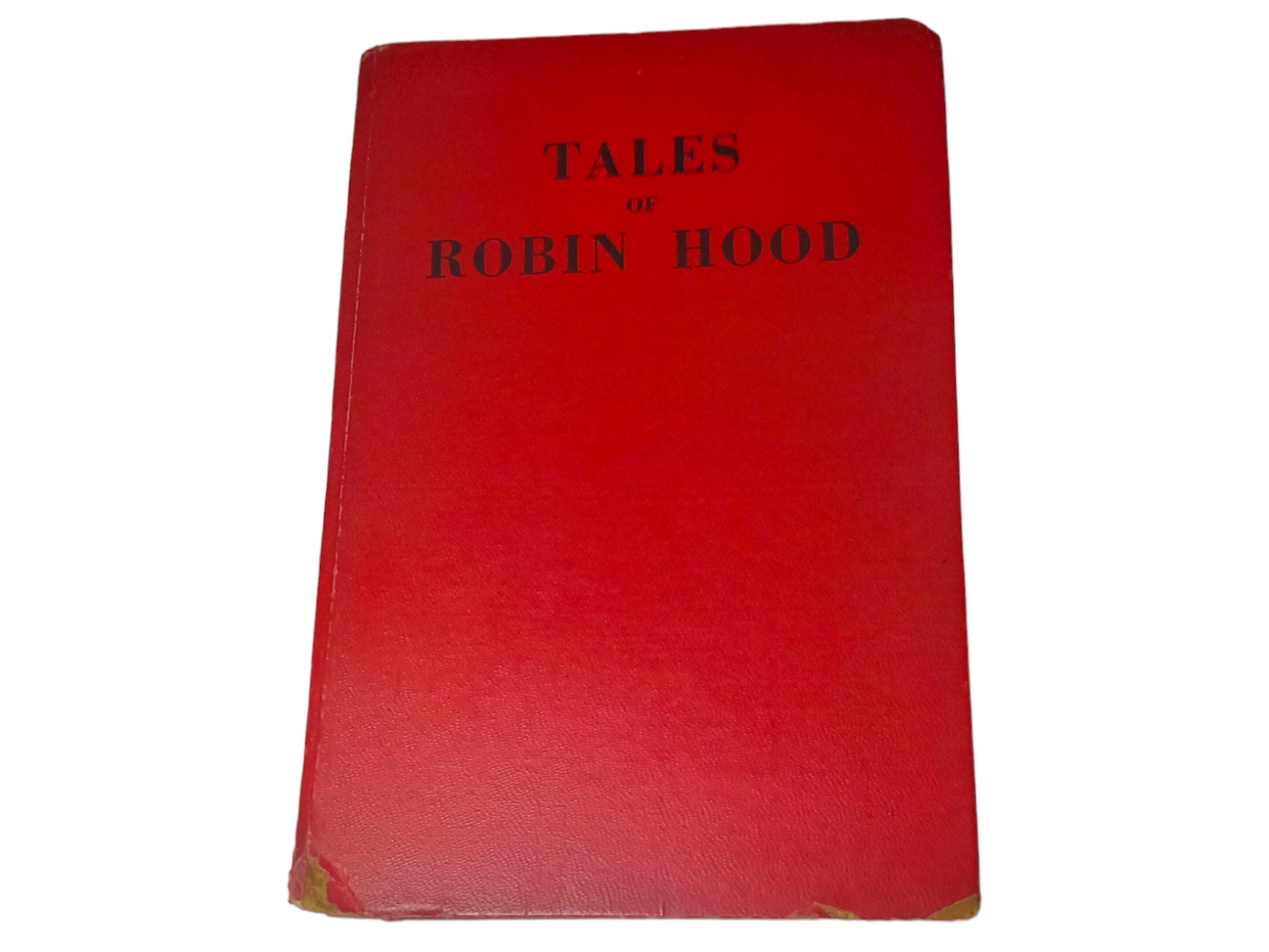 Tales of Robin Hood: Rare 1940s Red Hardcover Book