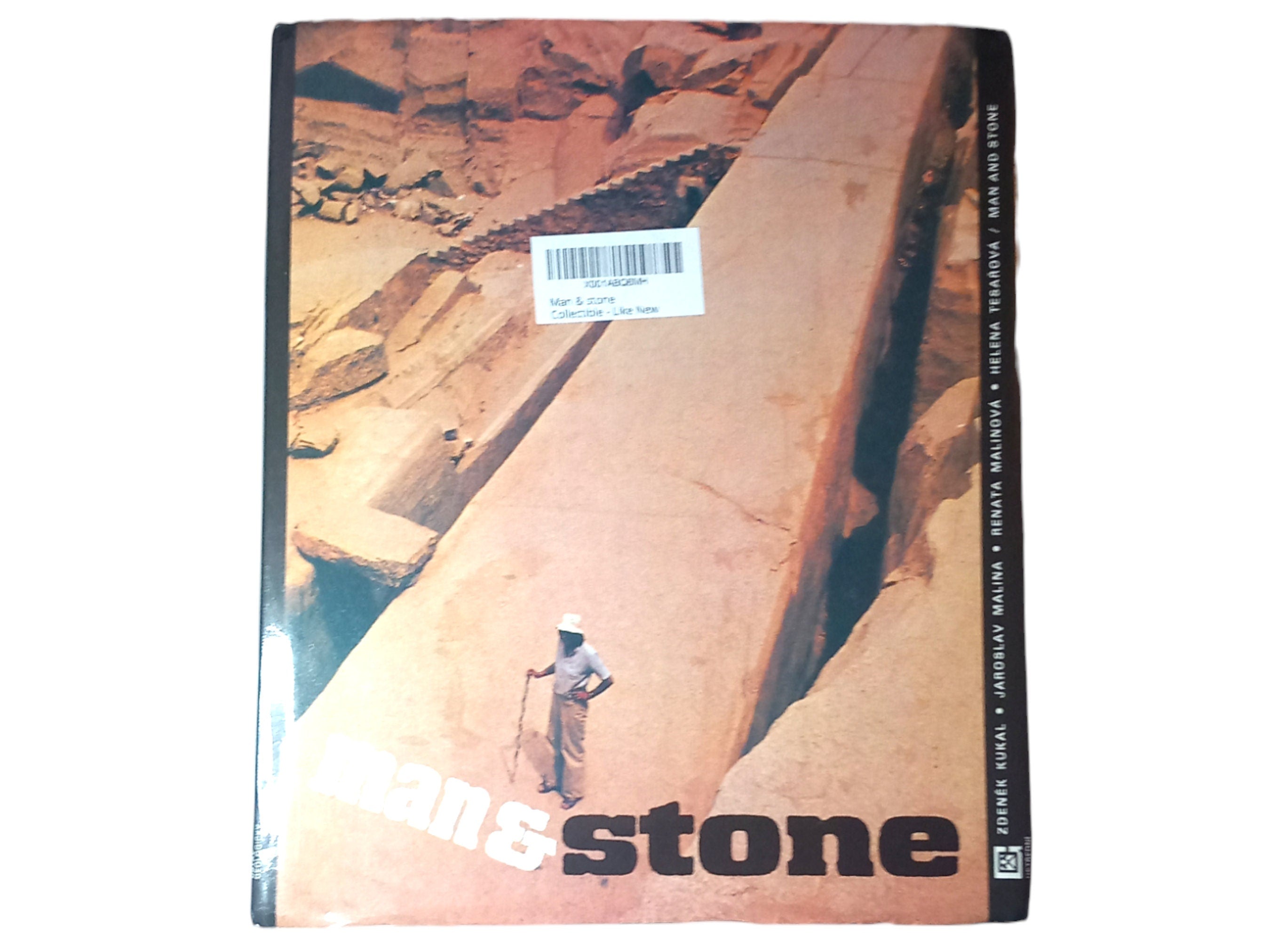 Man and Stone Hardcover Book: Prague Geological Survey, 1989