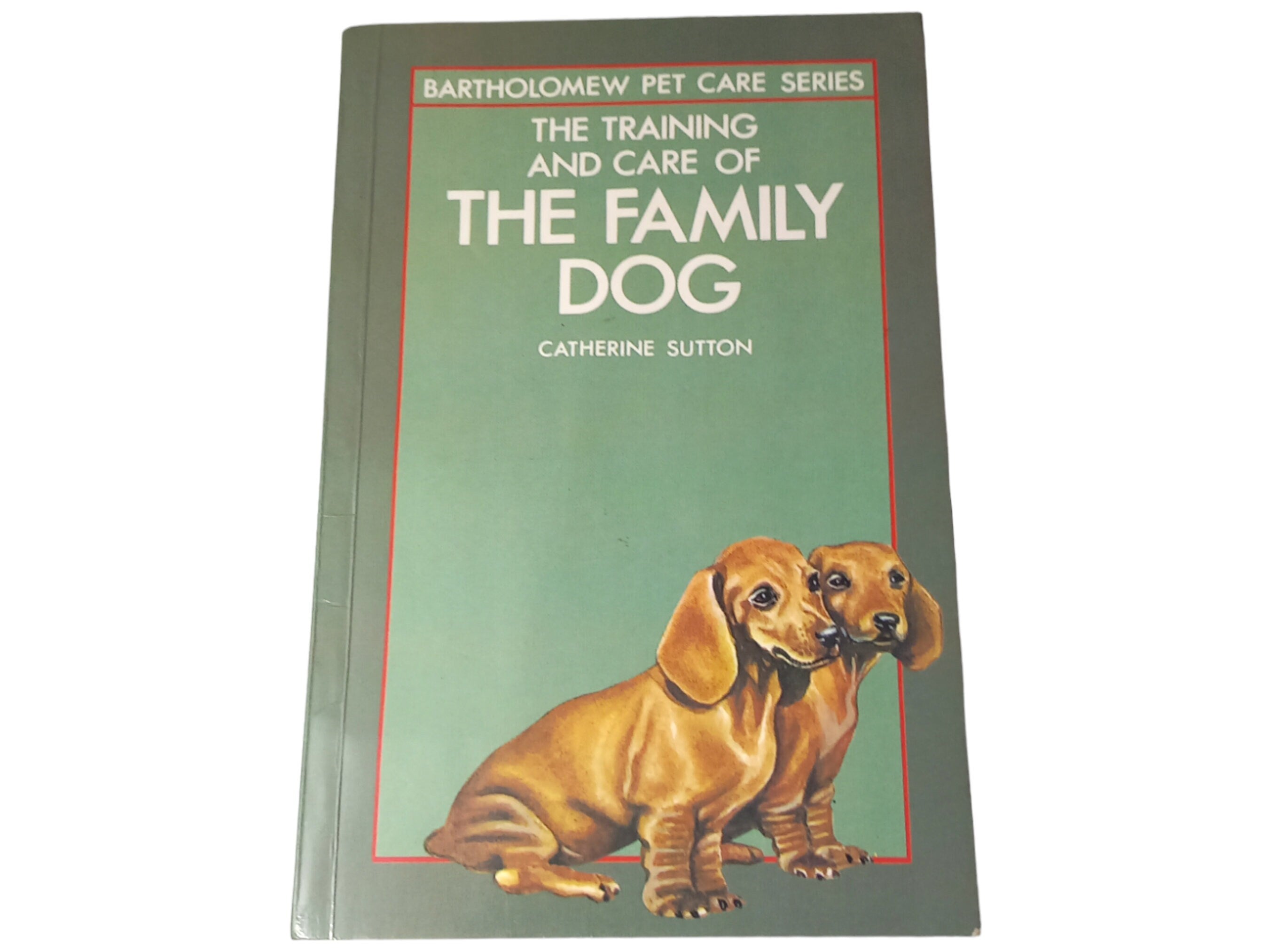 Vintage Dog Training Book: Bartholomew Pet Care Series, 1986