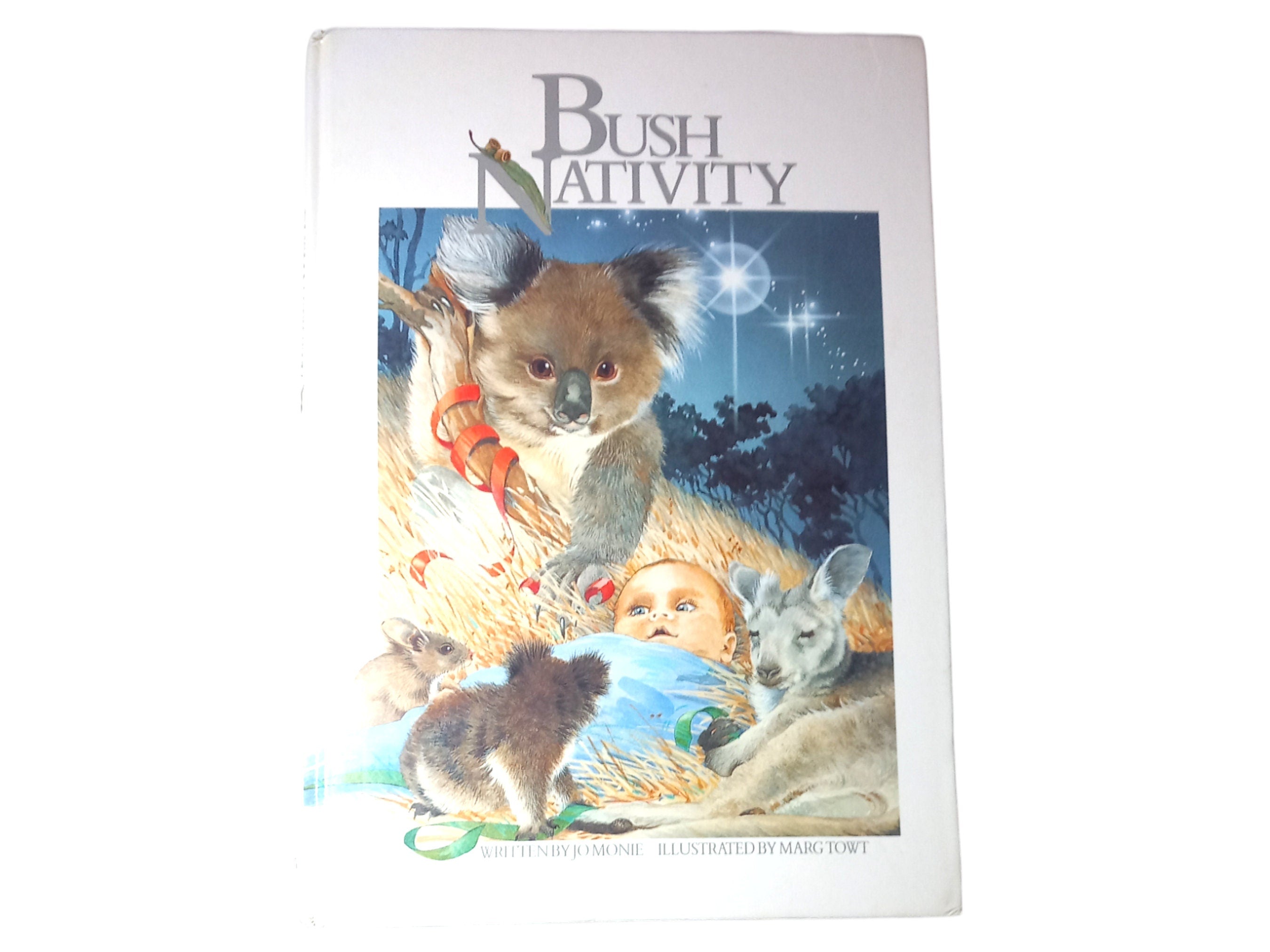 Bush Nativity Hardback: Australian Animals Illustrated Children's Book 1990s