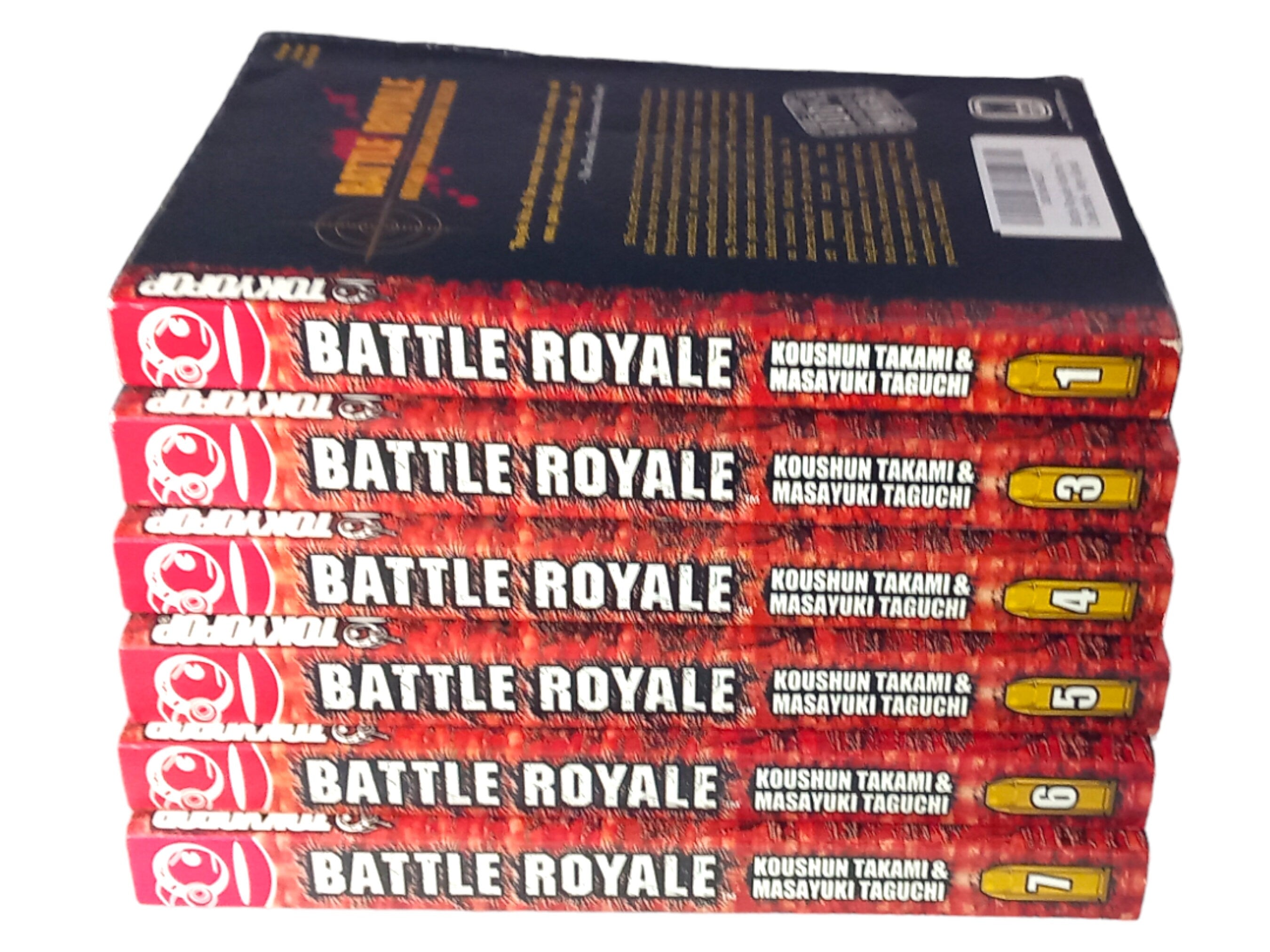 Battle Royale Manga Books by Koushun Takami & Masayuki Taguchi