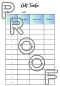Debt Tracker Printable: Monthly Repayment Progress Record (PDF Download)