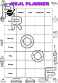 Weekly Meal Planner: Family Budget Printable Template (A4 Digital Download)