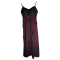 Vintage Rose Motif Evening Dress - Christine Elizabeth - Size 14