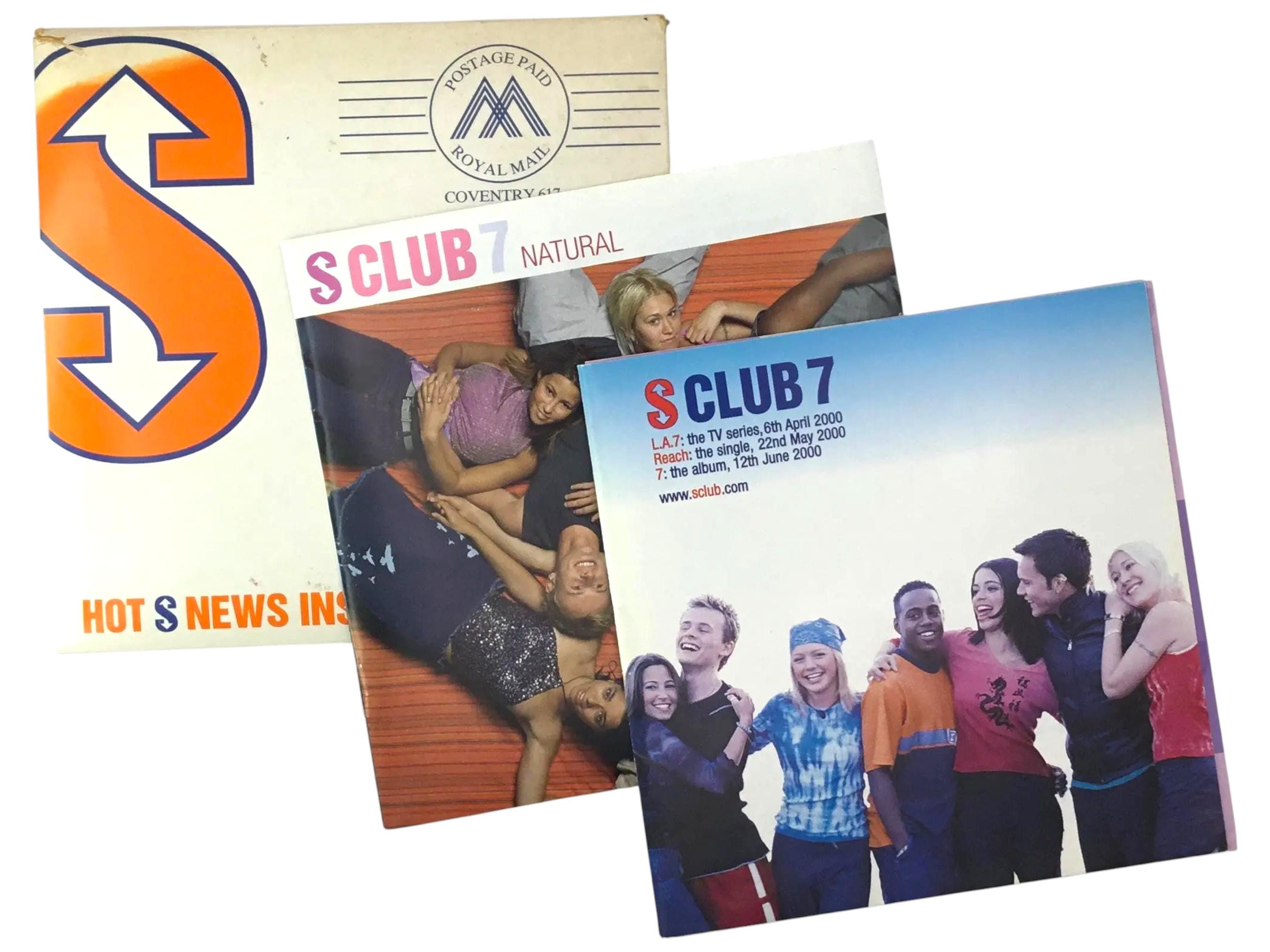 Vintage S Club 7 Fan Club Mailshot Booklets 2000 Music Memorabilia