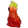 Studio DesignWorks Floppy Dog Ceramic Magnetic Fridge Pen Holder Yellow Red