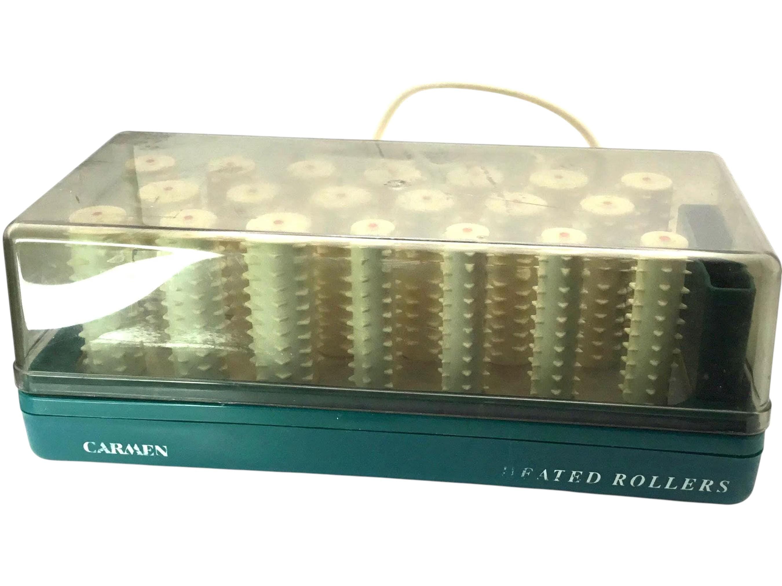 Carmen Heated Hair Rollers Used Vintage