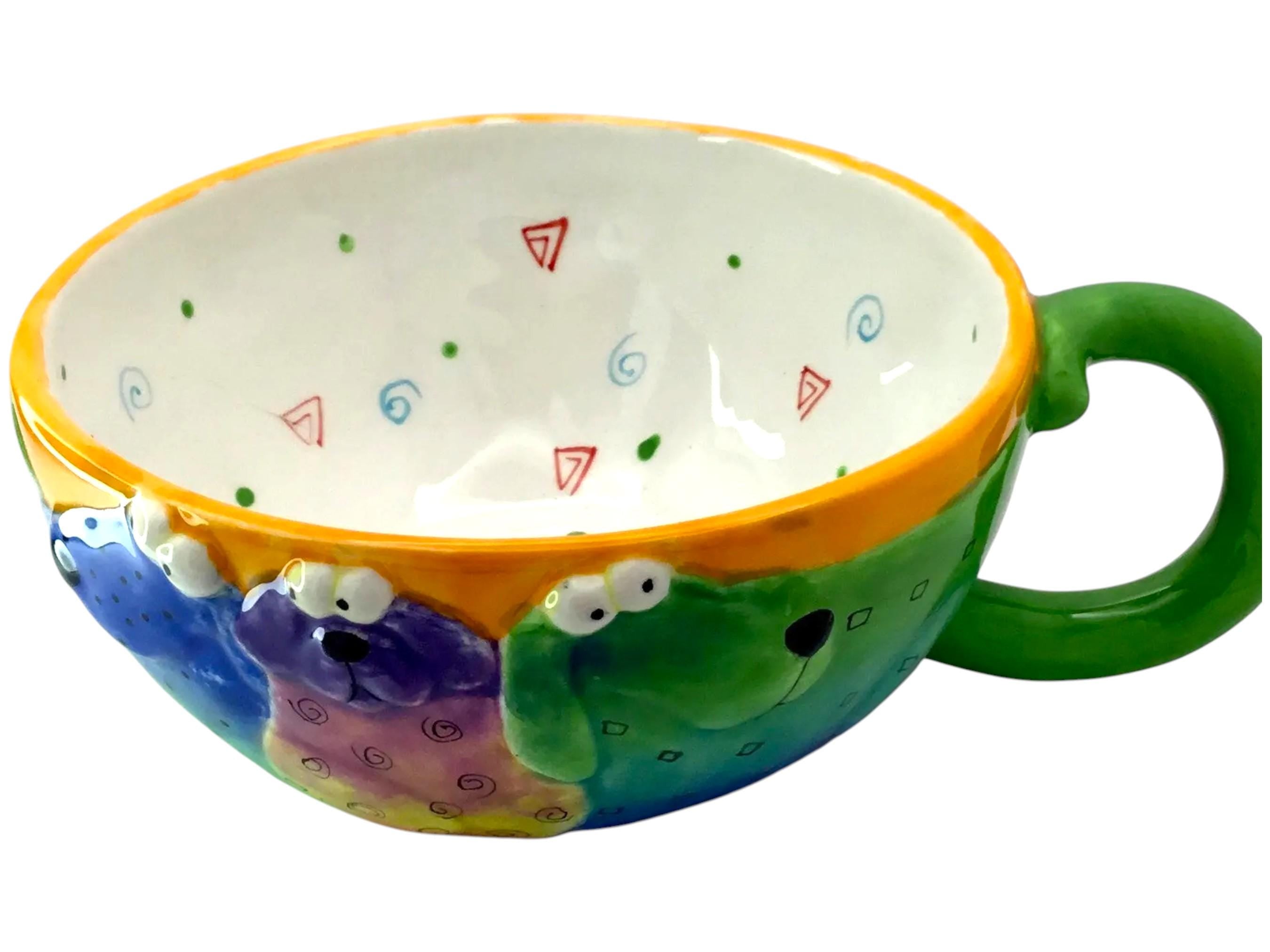 Studio DesignWorks Floppy Dog Oversized Cup with handle 500ml Multi-coloured Novelty