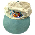 Vintage Looney Tunes Daffy Duck Surf Beige/Green 1990s Hat