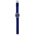 Scene Blue Men's Watch: Stainless Steel Back, Water Resistant Wristwatch