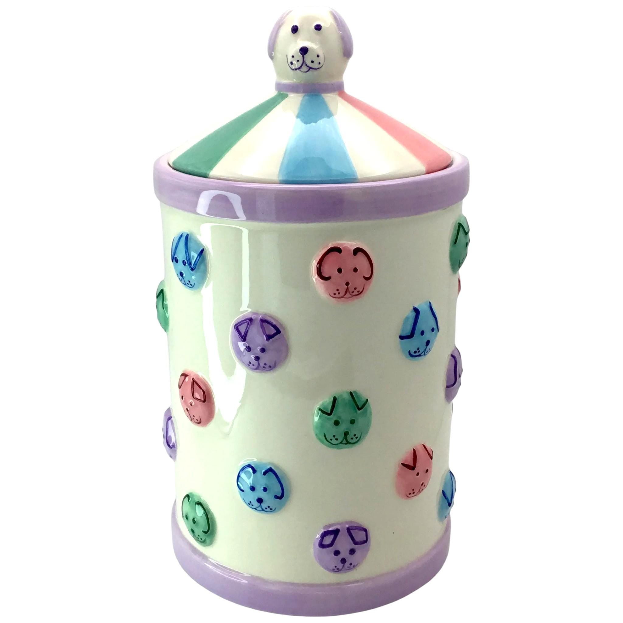 Spotty Dotty Dog Cookie Jar: Novelty Kitchen Storage