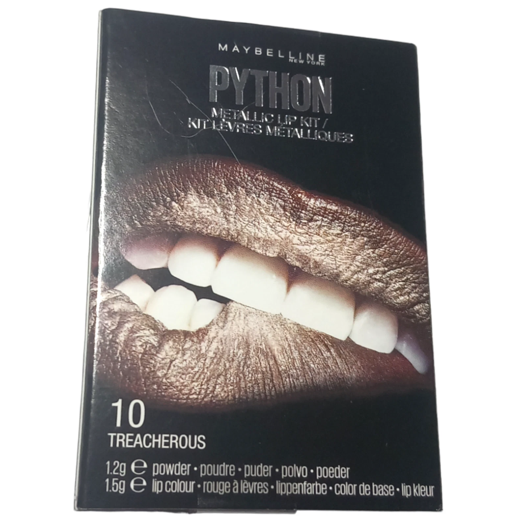 Maybelline Python Metallic Lip Kit - 2.5g - 10 Treacherous