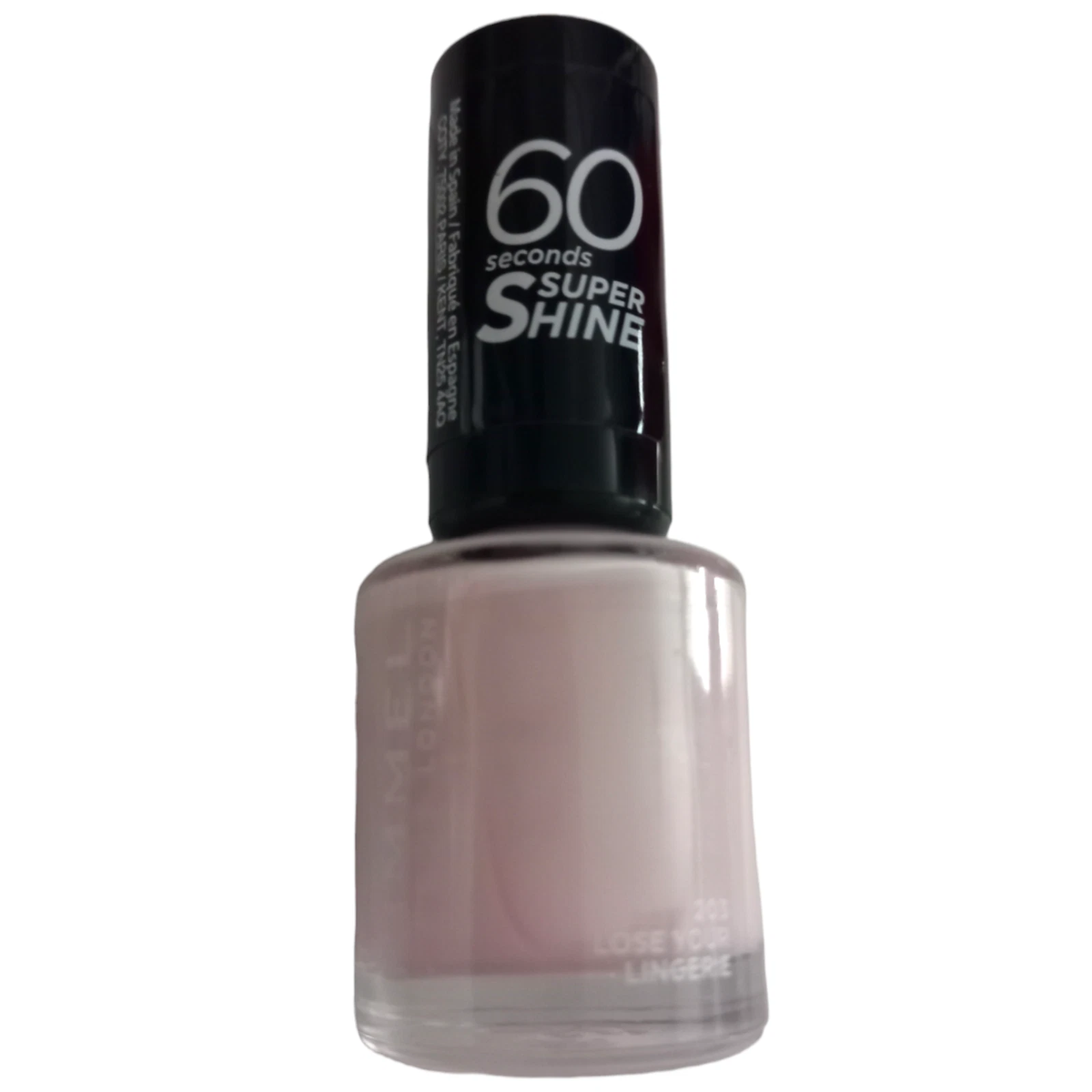 Rimmel 60 Seconds Super Shine Nail Polish - 203 Lose Your Lingerie - Pink - 8ml