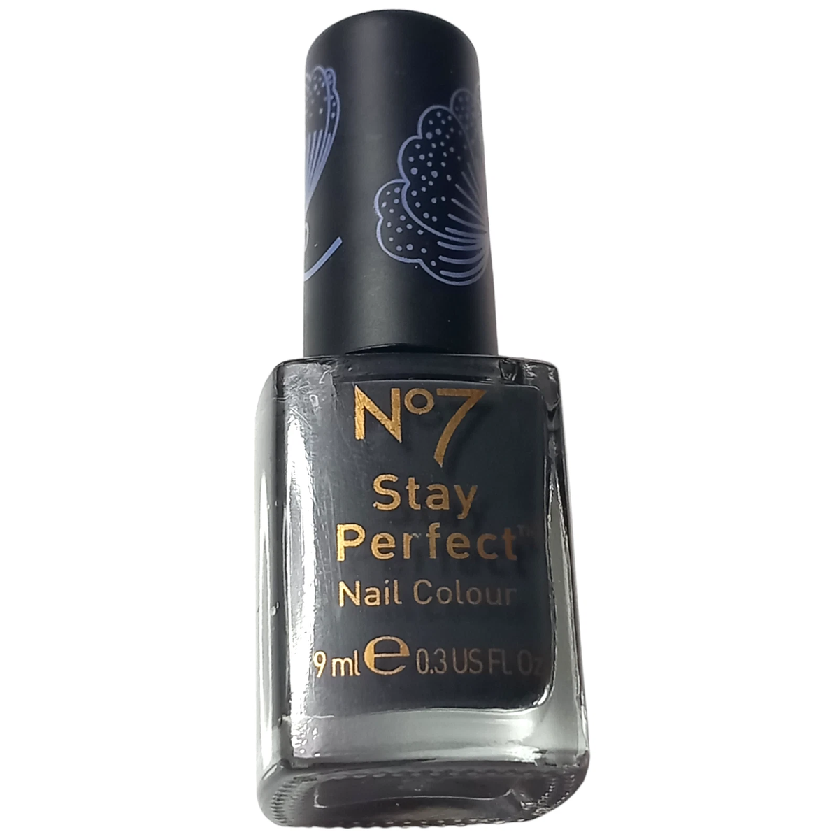 Boots No7 Stay Perfect Nail Polish Grey Matter 9ml