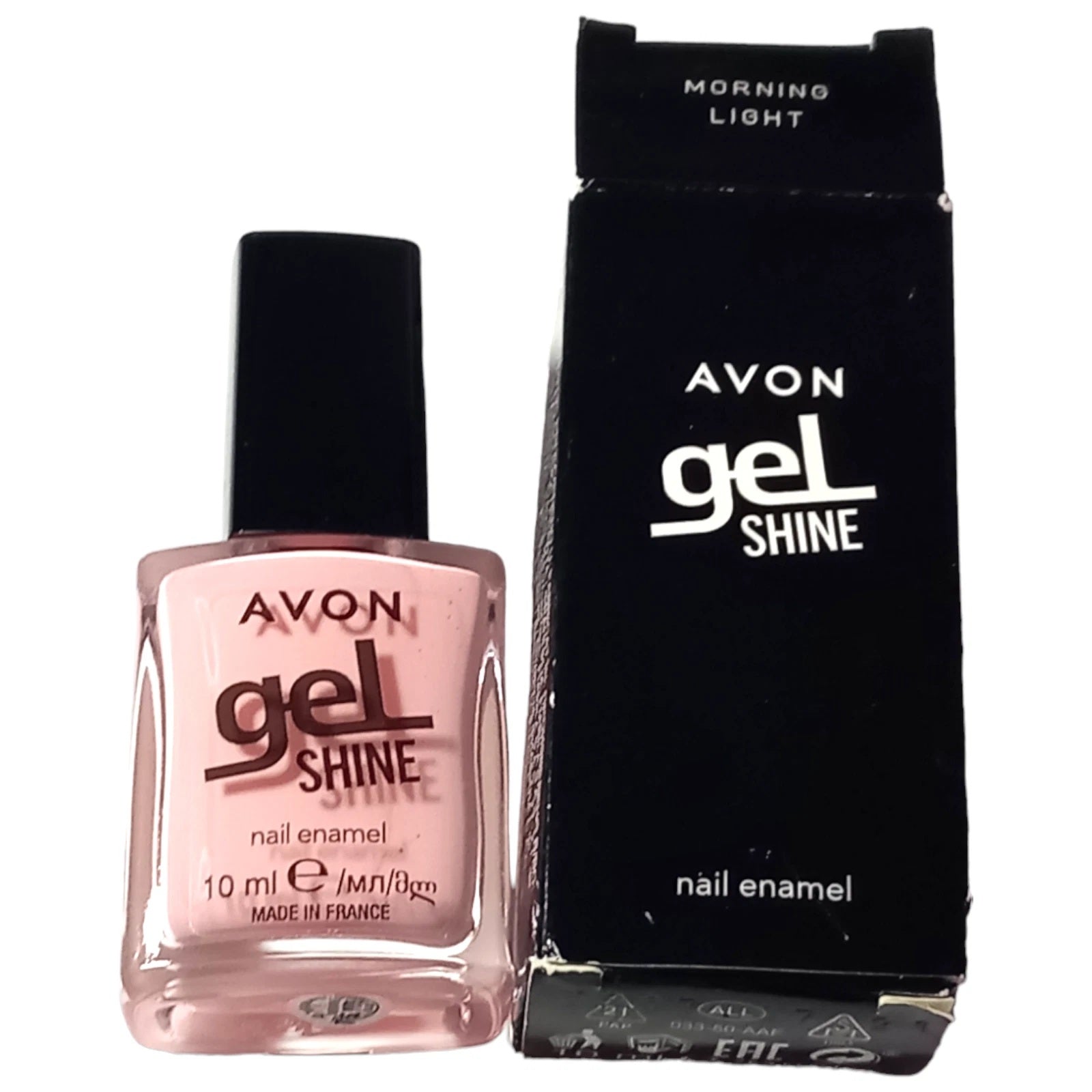 Avon Gel Shine Nail Polish Varnish 10ml Morning Light Pink Enamel Colour Tip