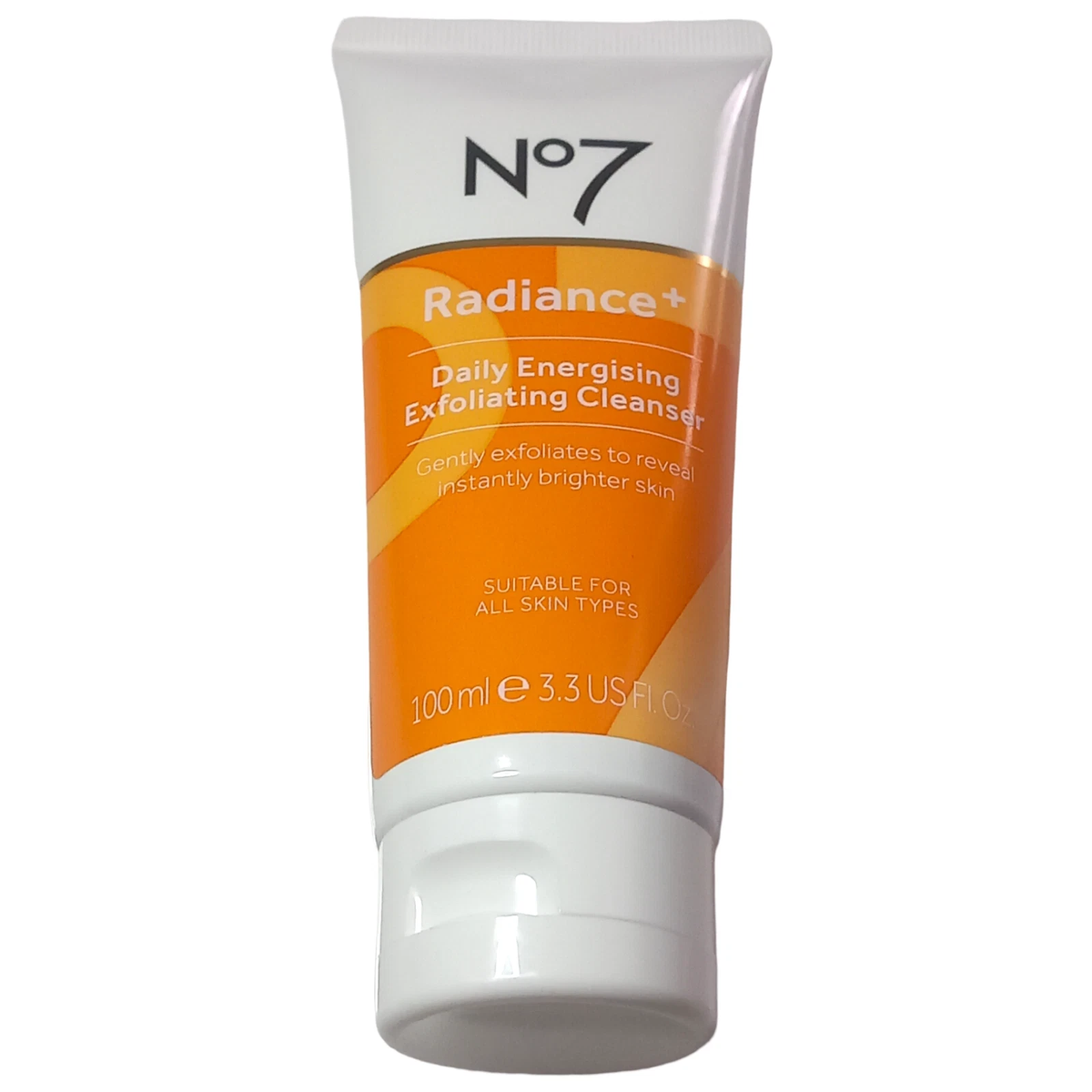 Boots No7 Radiance Daily Energising Exfoliating Cleanser - 100ml - Skincare Boots Face