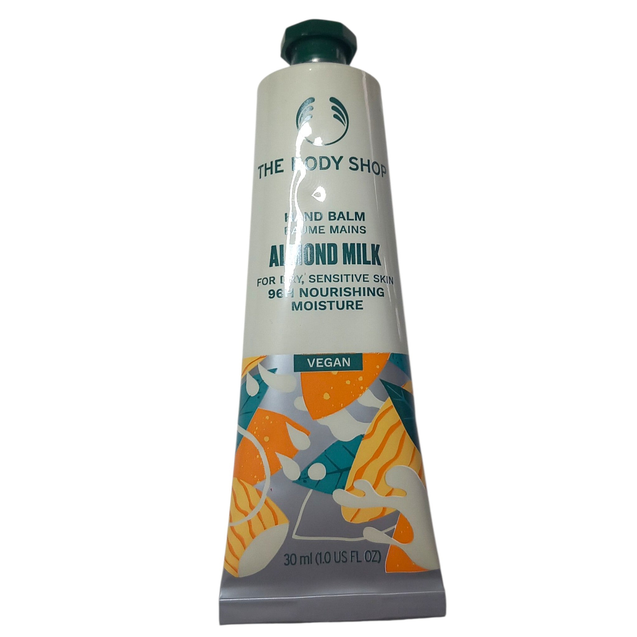 Body Shop Hand Balm 1x30ml Almond Milk Vegan Dry Skin Nourishing Moisture Care