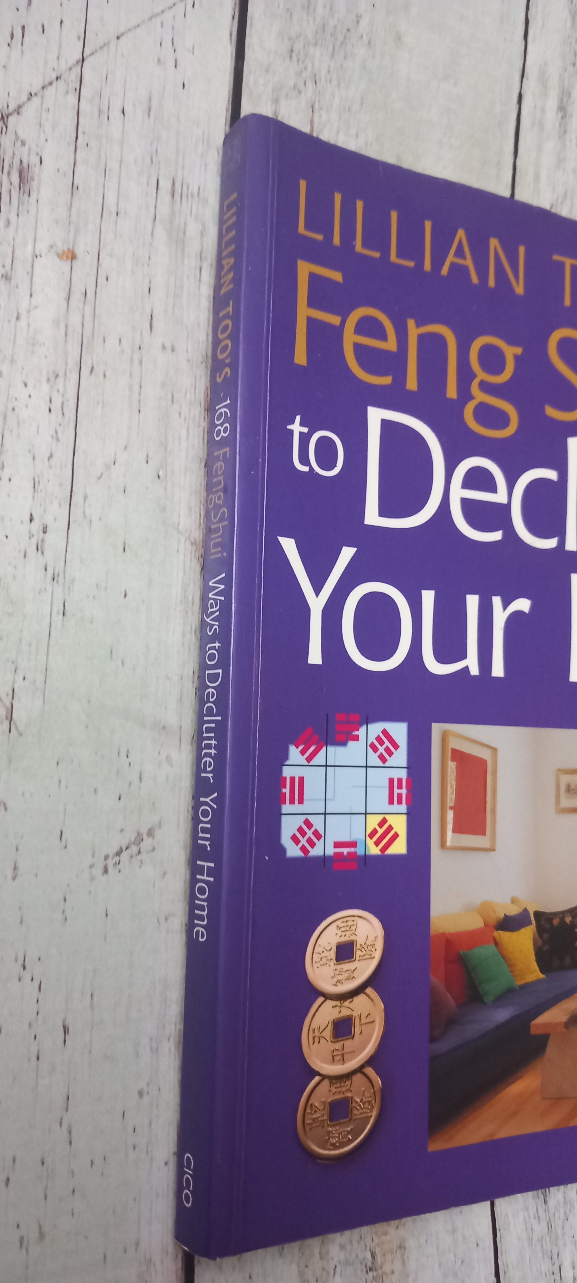 Lillian Too's 168 Feng Shui Ways to Declutter your Home Paperback Book Used Very Good