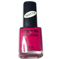 BYS Nail Polish Varnish 14ml N232 Matte Fuchsia Pink Colour Nails Mani Pedi