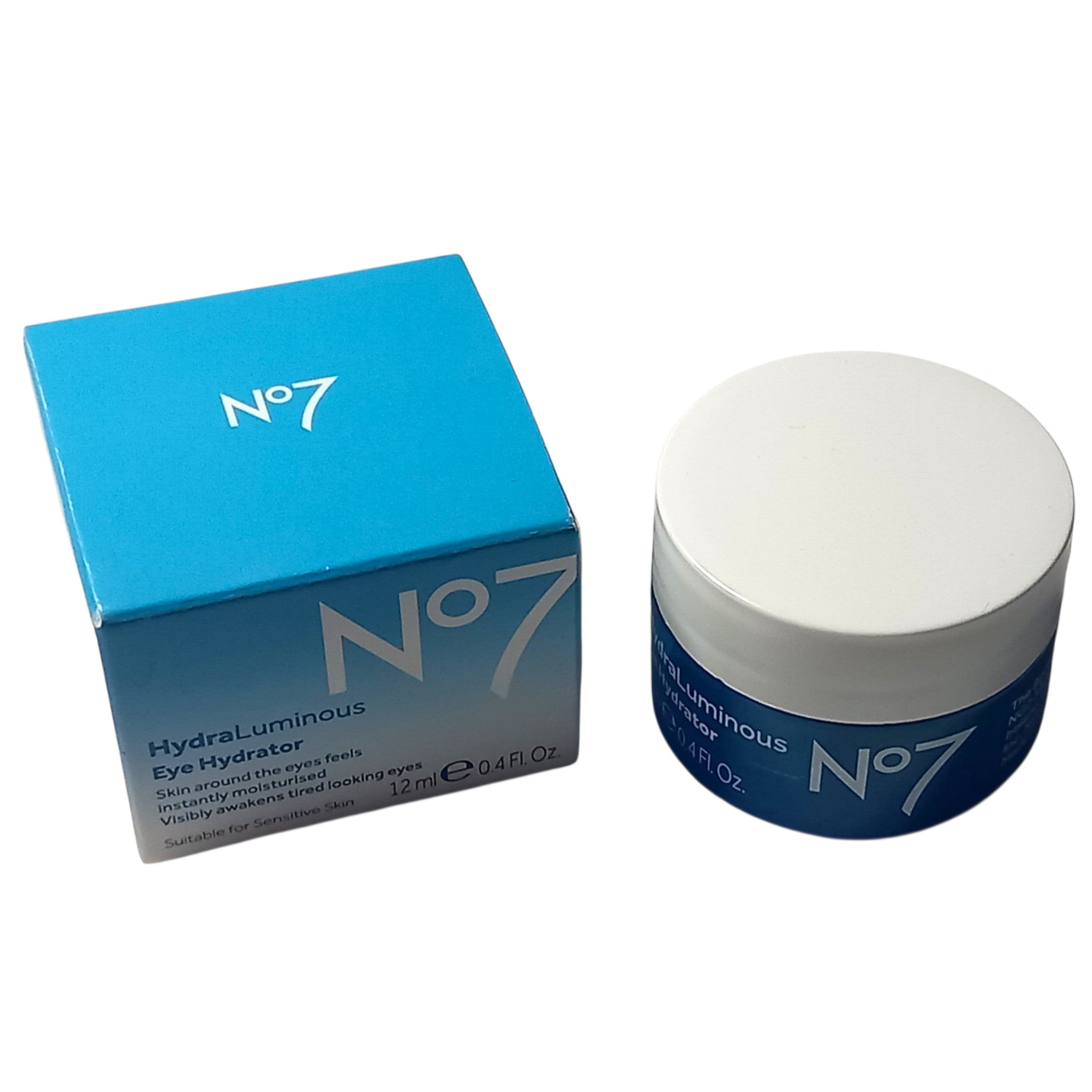 Boots No7 Hydra Luminous Eye Hydrator Gel - 12ml - Boxed