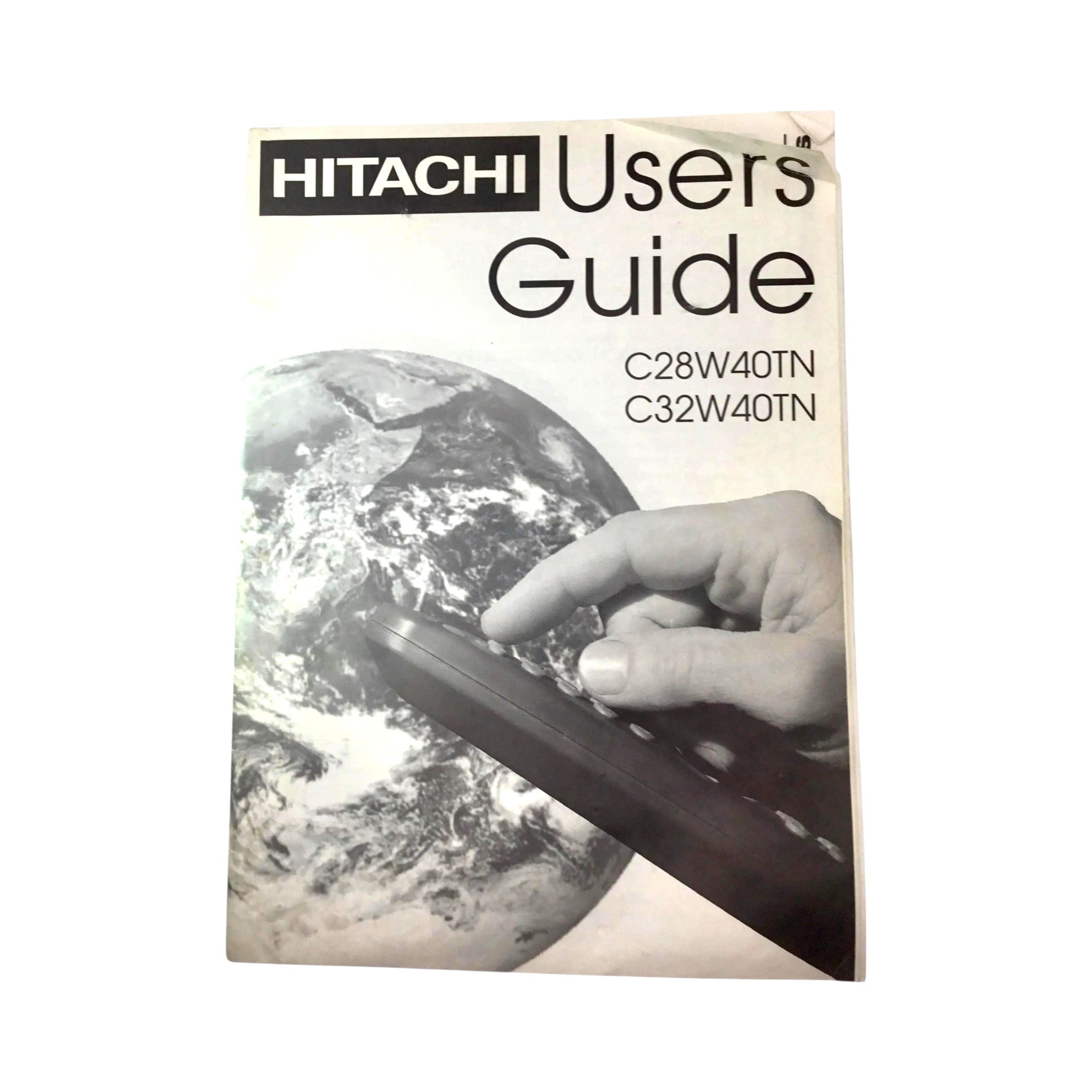 Hitachi TV User Guide Manual: C28W40TN & C32W40TN (1990s)