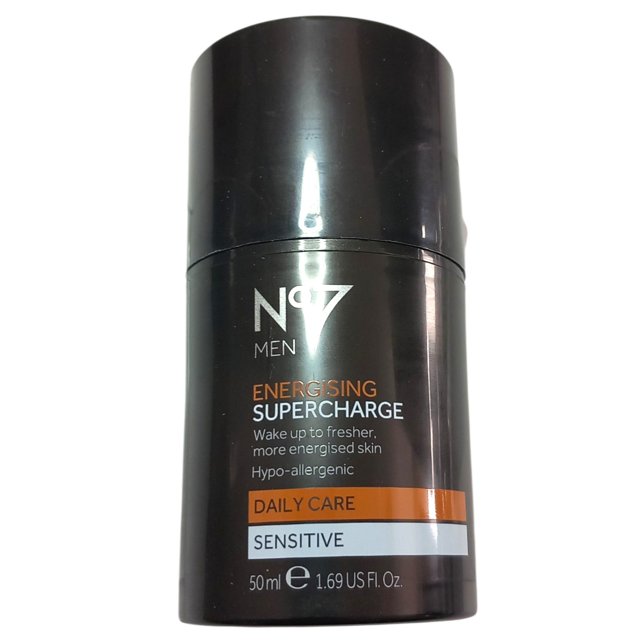 Boots No7 Men Energising Supercharge Facial Serum - 50ml - Sensitive Daily Skin - No Box