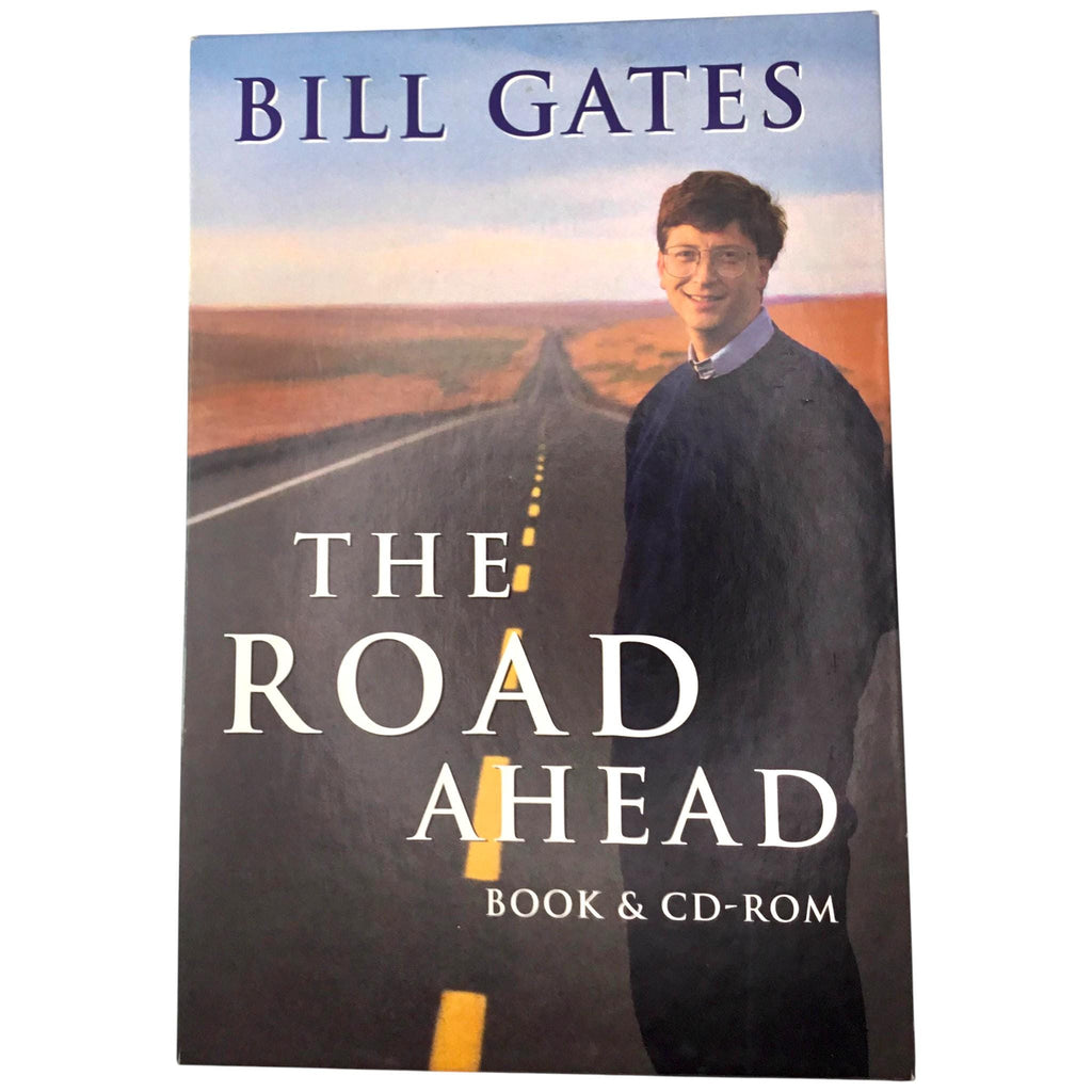 Bill Gates The Road Ahead Book and CD-Rom 1995 Boxed Set Collectible Penguin Windows 95