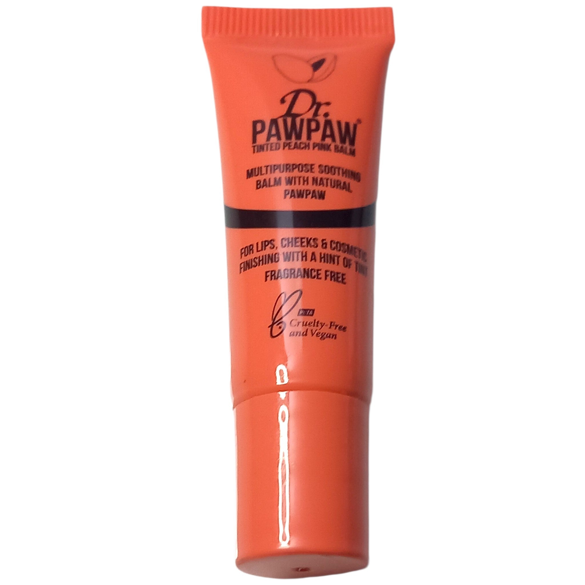Dr PawPaw Sooth Balm 10ml Multi-Purpose Lips Cheeks Travel Tinted Peach Pink