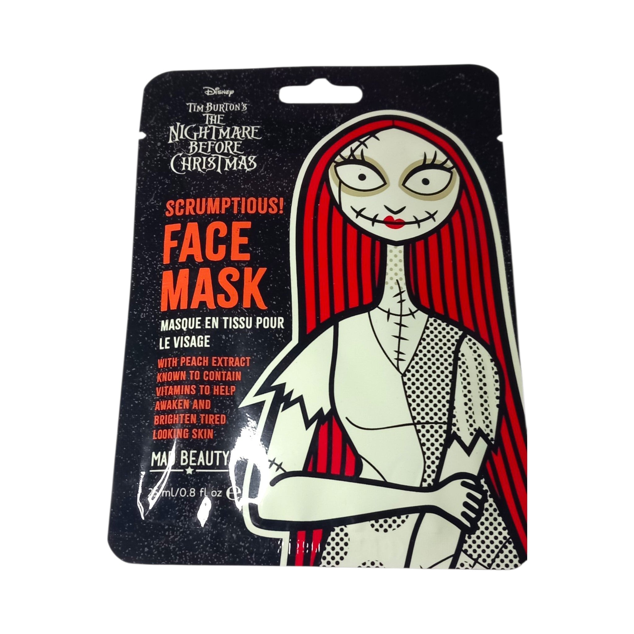 Mad Beauty Scrumptious Sally Sheet Face Mask - 25ml - Nightmare Before Christmas