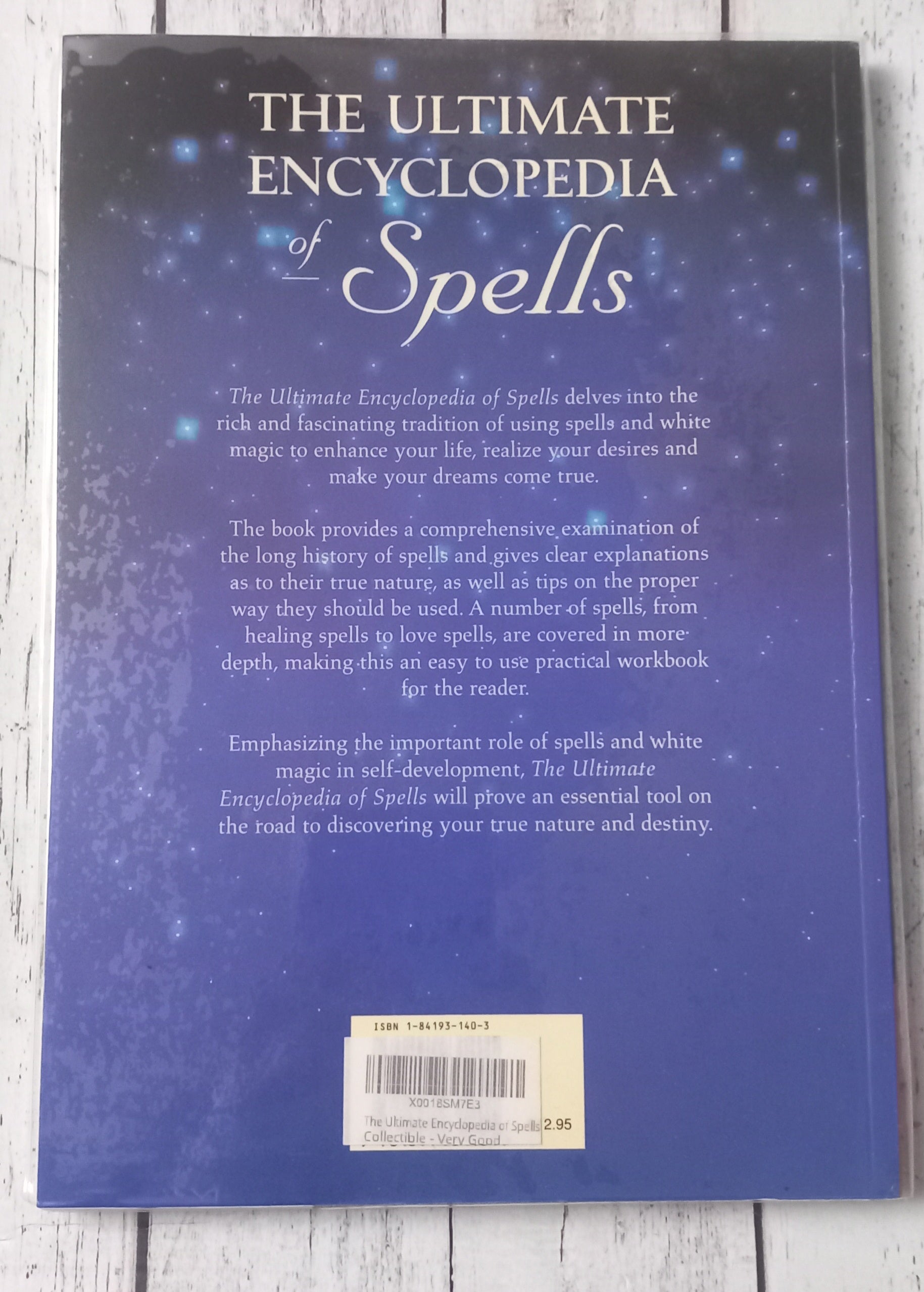 The Ultimate Encyclopedia of Spells by Michael Johnstone Paperback Book Used Very Good Witchcraft