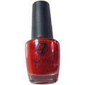 W7 Nail Polish 2 Red Dazzle 15ml