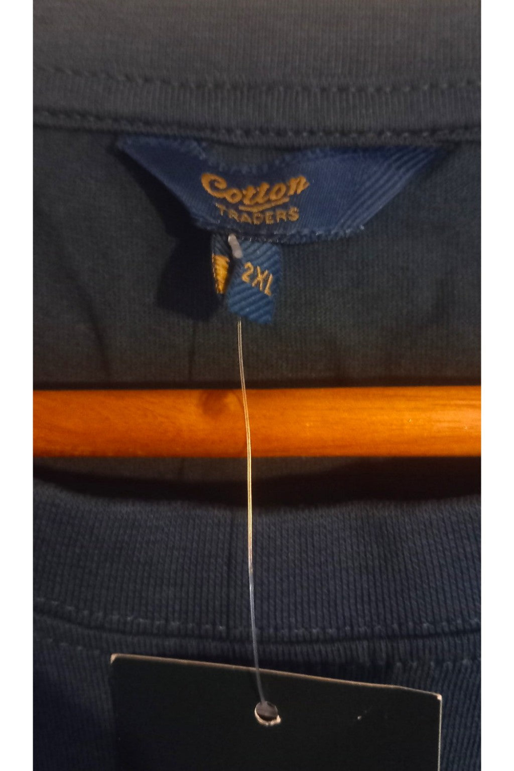 Cotton Traders Wanderer T-Shirt 2XL Men Blue Colour Sport Rugby Top Printed Man