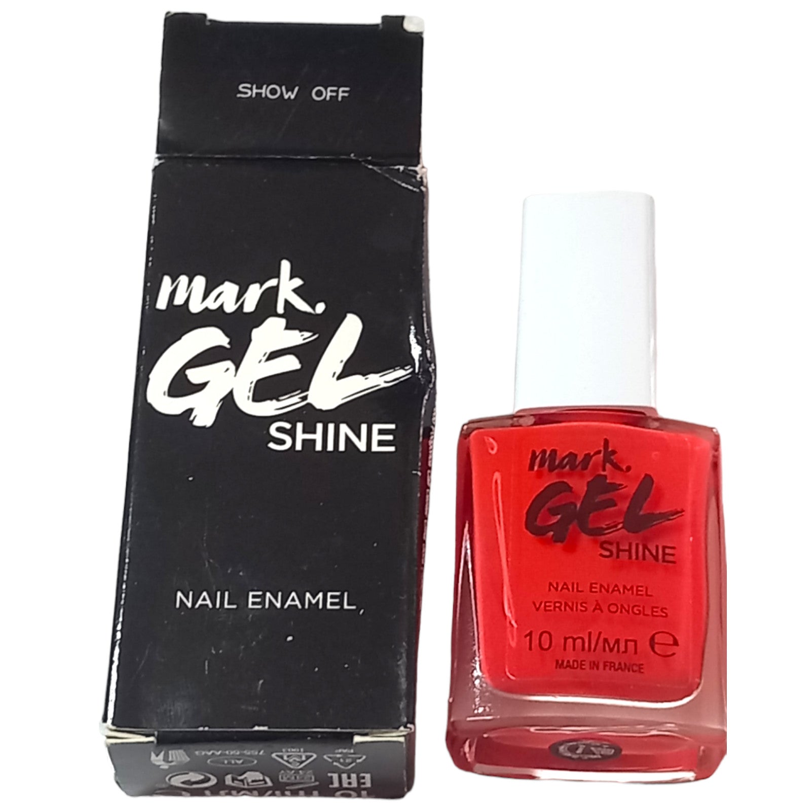 Avon Nail Polish Varnish 10ml Show Off Orange Mark Gel Shine Enamel Colour Tip