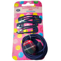 Boots Hairbands & Clips Set Navy Blue School Slides Bobbles Hair Accessories New