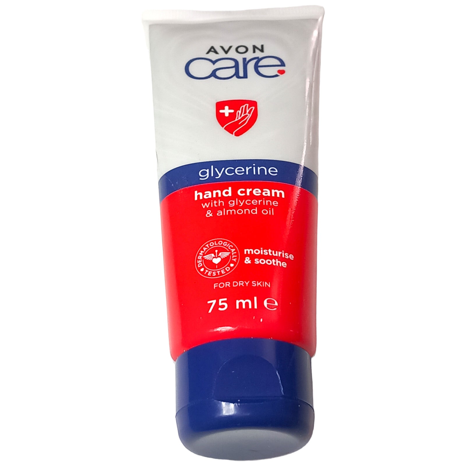 Avon Glycerine Hand Cream 1x75ml Almond Oil Moisturise Soothe Dry Skin Care Nail