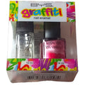 BYS Nail Polish Varnish Graffiti Duo Gift Set Caught Red Handed Activator Nails