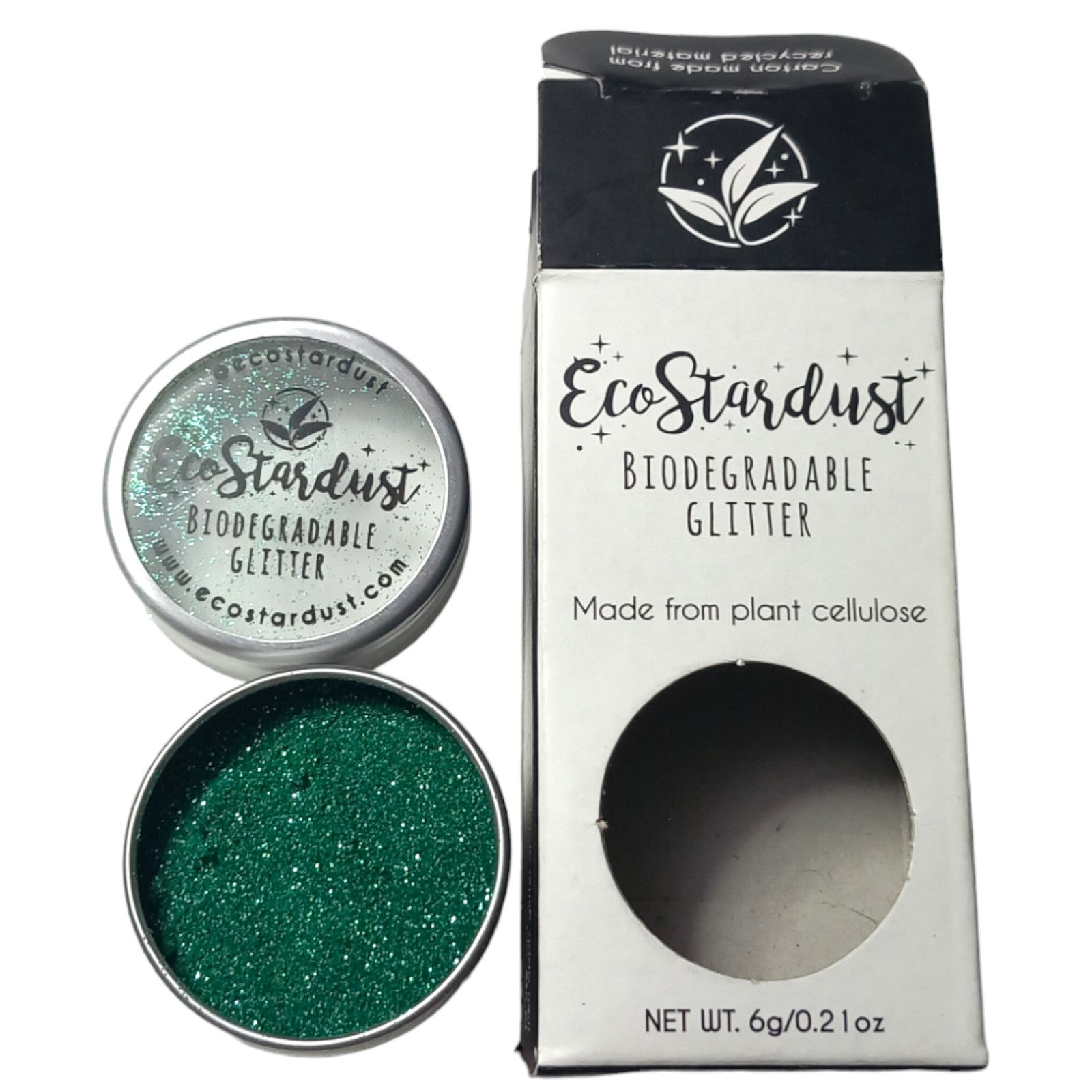 Body Glitter Eco Stardust Clover 6g Friendly Vegan Cosmetic Green Biodegrade