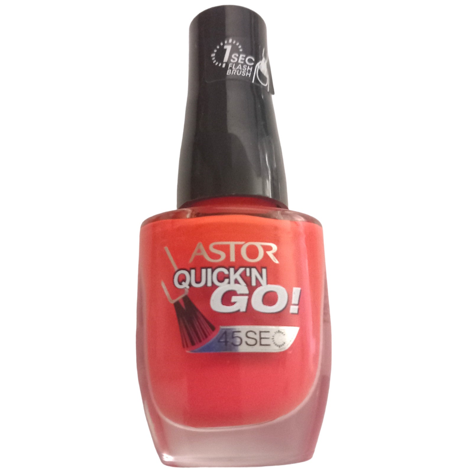Astor Nail Polish Varnish 8ml 323 Orange Quick N Go 45 Sec Colour Shine Nails