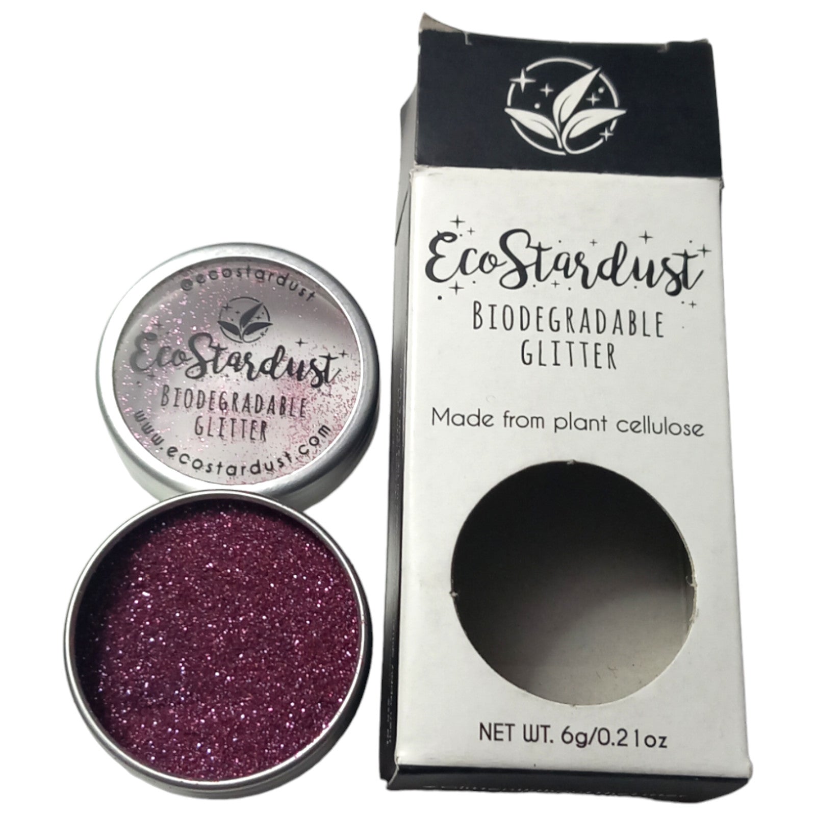 Body Glitter Eco Stardust Frangipani 6g Friendly Vegan Cosmetic Pink Colour