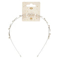 Boots Vine Leaves Headband X1 Silver Diamante Hair Accessory Metal Sparkle Shine