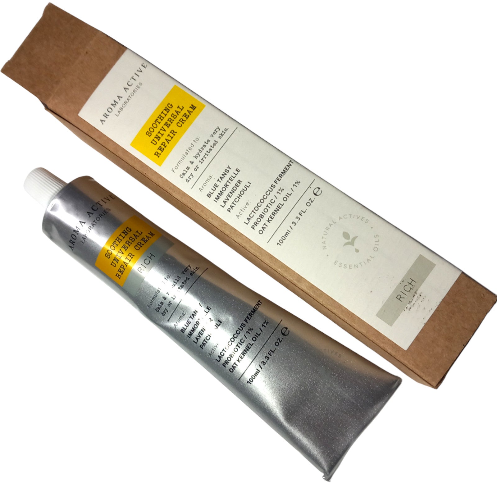 Aroma Active Soothing Universal Repair Cream 100ml Rich Calm Hydrate Dry Skin