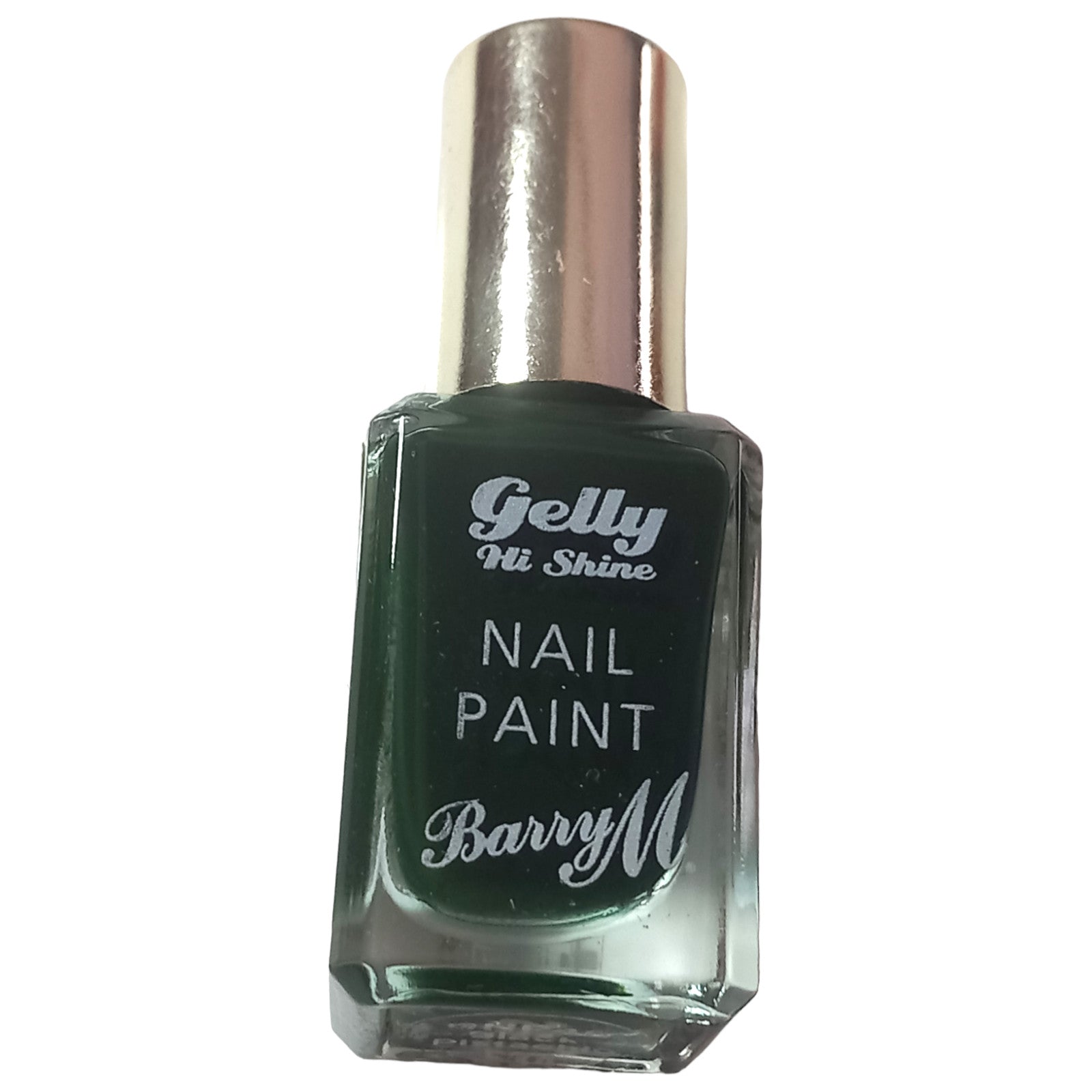Barry M Nail Polish 10ml Black Pistachio Gelly Hi Shine Green Colour Paint Tip